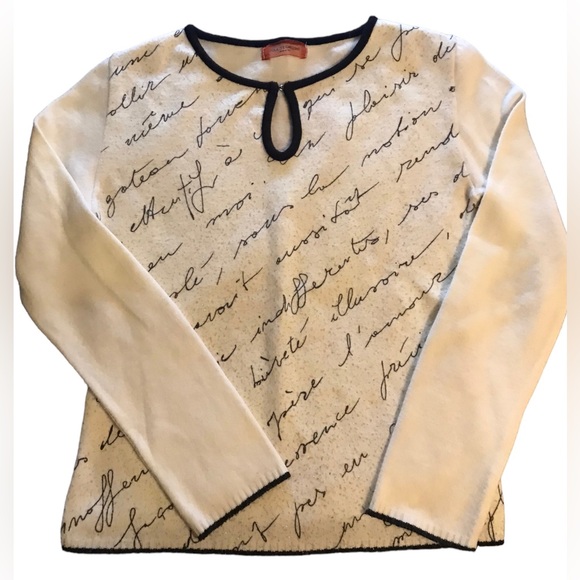 TOUS LES GARÇON KEYHOLE SWEATER - Picture 1 of 3